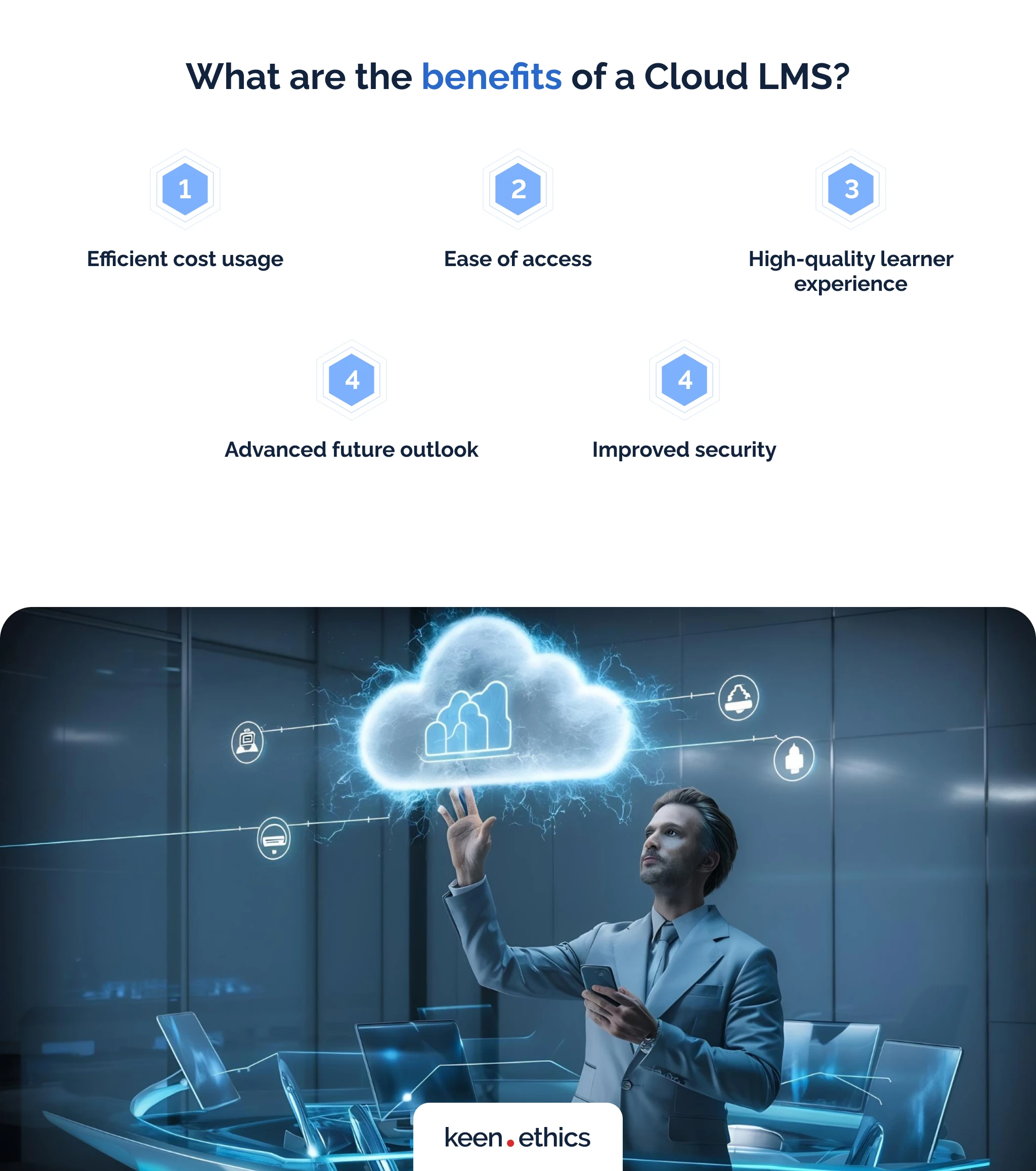 What are the benefits of a cloud LMS?
