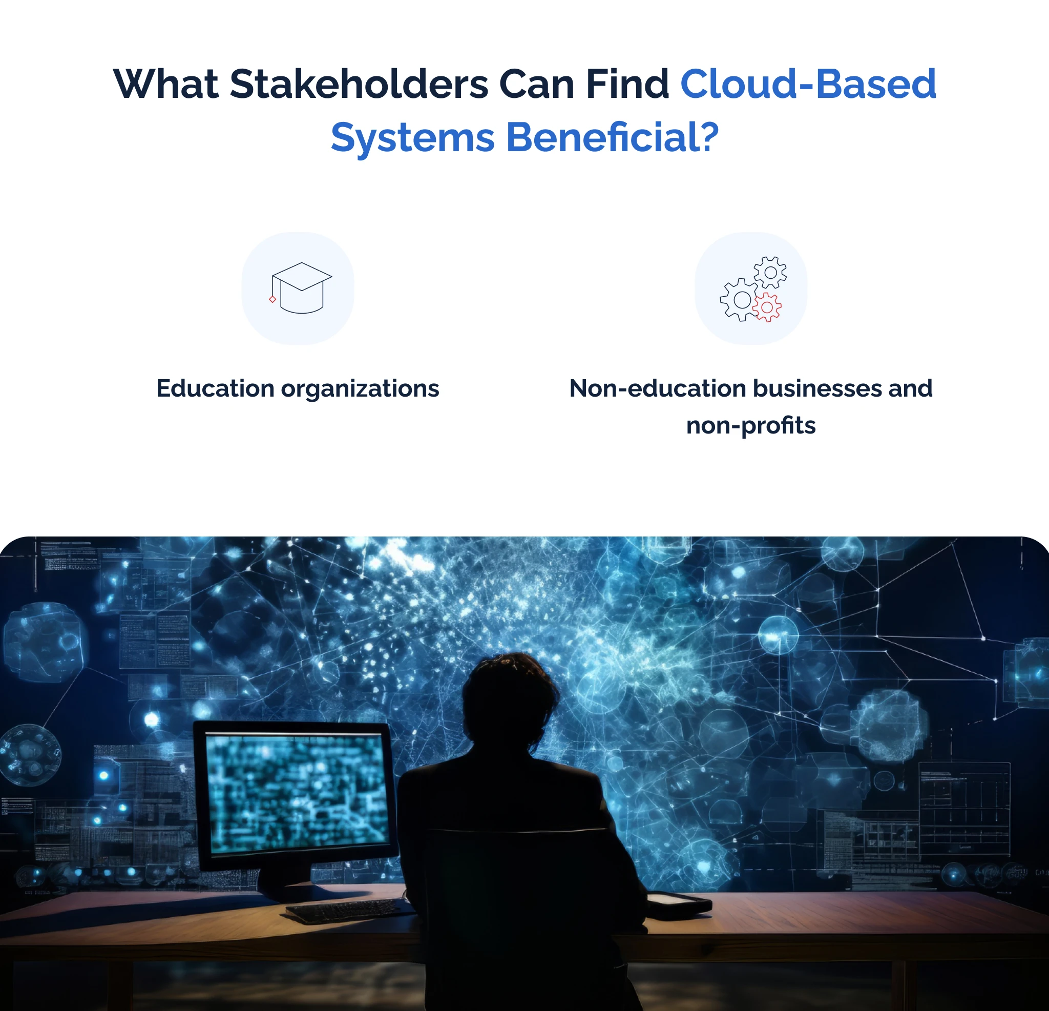 What stakeholders can find cloud-based systems beneficial?